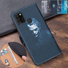 Funda de cuero para Samsung Galaxy M21, carcasa de 6,4 pulgadas con cartera de SM-M215F para Samsung M21 m 21, carcasa tipo libro con tapa de payaso 2024 - compra barato