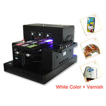 Upgrade Automatic A3 Uv Printer Flatbed Printer White Color + Varnish Print For Phone Case Leather Pen Golf With Bottle Holder 2024 - buy cheap