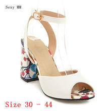 Peep Toe Women High Heel Sandals Shoes Woman High Heels Ladies Gladiator Sandals Pumps Small Plus Size 30 - 40 41 42 43 44 2024 - buy cheap