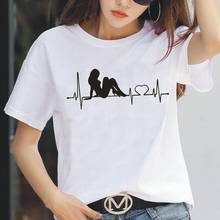 Женская футболка, модная рубашка с принтом «Миньон-мой сердец» и летучая мышь, футболка с коротким рукавом, Женская Повседневная футболка, женские топы, женская футболка 2024 - купить недорого