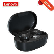 Lenovo xt91 fone de ouvido sem fio bluetooth 5.0 esportes fone botão toque fone com 300mah caixa carregamento led indicador bateria 2024 - compre barato