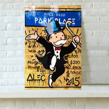 Alec Monopolys Kunst Graffiti , Painting Canvas Modern Art Decorative Wall Pictures Home Decor 2024 - buy cheap