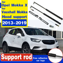 Barra de reinstalação para capô de carro, barras de elevação a gás, acessórios de haste de suporte, para opel vauxhall mokka x 2013-2019 2024 - compre barato