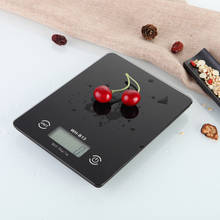 Báscula de cocina con pantalla táctil LCD, balanza de Cocina Digital para alimentos de 5kg/1g, balanza eléctrica ultrafina para hornear té 2024 - compra barato