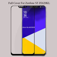 5z ze620kl zs620kl capa completa de vidro temperado, para asua zenfone 5z ze620kl zs620kl, protetor de tela de vidro temperado para zenfone 5 2024 - compre barato