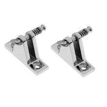 2 Pack 90 Degree Marine Boat Deck Hinge with Pin 2.32 x 0.67 inch,  Bimini Top Fitting Hardware, 316 Stainless Steel, Silver 2024 - buy cheap