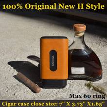 Originate Design H Style Cigar Case COHIBA Travel cigar humidor Fit For CUBA Havana Big Cigar Max 60 ring 2024 - buy cheap