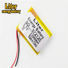 Bateria recarregável de polímero de lítio 3.7v, bateria de 672126 mah mp3 mp4 mp5 brinquedo 2024 - compre barato