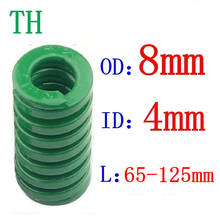 1Pcs Green spring heavy load Compression Spring Loading Die Mold Spring Outer Diameter 8mm Inner Diameter 4mm Length 65-125mm 2024 - buy cheap