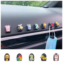 4pcs Car Hooks Organizer Storage for USB Cable Headphone Key Storage Self Adhesive Wall Hook Hanger Auto Fastener Clip 2024 - buy cheap