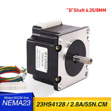 Motor paso a paso Nema 23, 41mm, 2.8A, 0.55NM, 23HS4128, para corte por Plasma de espuma de molienda láser CNC 2024 - compra barato