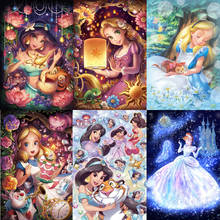 Diamond Painting Princess Picture of Rhinestone DIY Diamond Mosaic Diamond Embroidery Full Diamond Art Painting Cross Stitch Kit 2024 - buy cheap