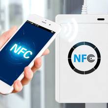 NFC RFID Бесконтактный смарт-ридер писатель Дубликатор записываемый клон программного обеспечения USB S50 13,56 МГц + SDK + 5 шт. Mifare IC карты ACR122U 2024 - купить недорого