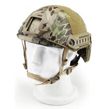 Новый тактический быстрый шлем для страйкбола пейнтбола, шлем для военных игр, тактический Камуфляжный шлем 2024 - купить недорого