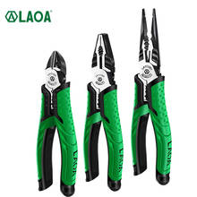 LAOA 7 Inch Multifunction Diagonal Pliers Wire Cutter Long Nose Pliers Side Cutter Cable Shears Electrician professional Tools 2024 - buy cheap