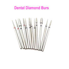 5PCS Dental Lab Diamond Conical Emery Grinding Burs For Polishing Metal Porcelain Ceramic Zirconia Shank 2.35mm 2024 - buy cheap