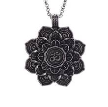 Pagan Spiritual Jewelry Chain Necklace Pendant Supernatural Amulet Protection Witcher Wicca Hindu Ritual Talisman Medallion OM 2024 - buy cheap