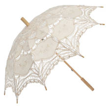Бесплатная доставка, кружевной ручной зонтик для невесты аксессуар-Зонтик для свадебного душа 2024 - купить недорого
