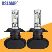 Oslamp-lâmpadas led para farol de carro, s1, h4, h7, h11, 9005, 9006, csp, chips, 50w, 8000lm, 6500k, 12v, 24v 2024 - compre barato