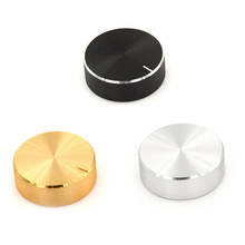 Black/Silver/Gold  Aluminum Volume Control Rotary Knobs Black For 6mm Dia. Knurled Shaft Potentiometer 2024 - buy cheap