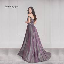 Lemon joyce Luxury Evening Dresses Long Formal Off the Shoulder Beading Dubai Evening Dress Plus Size robe de soiree 2024 - buy cheap