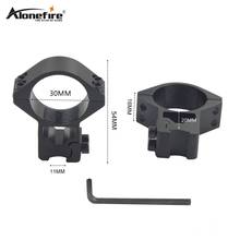 Alonefire M29 30mm Ring 11mm Weaver Rail Dovetail Base Holder Airsoft Rifle Shot gun Tactical light Laser Sight Scope Mount Clip 2024 - buy cheap