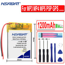 HSABAT 1200mAh 802535 Battery for toys speaker Tachograph MP3 MP4 GPS Lipo cell 2024 - buy cheap