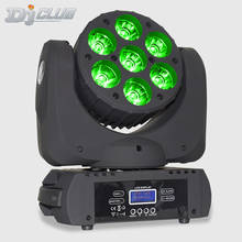 Moving Head 7X12 4In1 Lyre Wash Rgbw With Dmx512 Control Led Stage Lighting For Club Bar Dj Disco Weeding 2024 - buy cheap