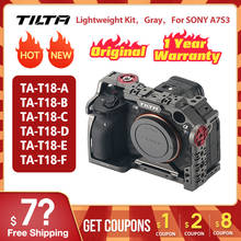 Tilta sony a7s3 gaiola de câmera completa meia gaiola básica leve profissional conjunto-cinza para sony a7s3 a7s iii tiltaing 2024 - compre barato