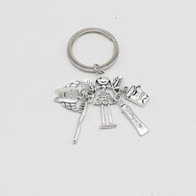 Personality Creative Dentist Keychain, Fairy Wallet, Dental Surgery Amulet, Unique Hygiene Fairy Birthday Gift Jewelry Keychain 2024 - buy cheap