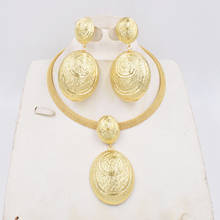 New design High Quality Dubai set  Gold Color Jewelry Set For Women african beads jewelry fashion jewelry 2024 - buy cheap