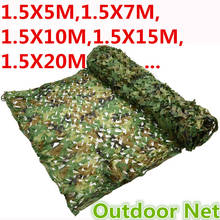 Woodland Camouflage Netting Military Mesh Net with Ropes for Sunshade Duck & Deer Hunting Blinds Theme Party CS Decoration 2024 - buy cheap