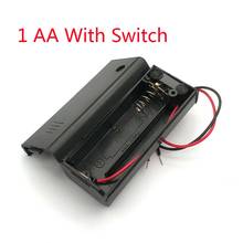 DIY 1 AA Battery Holder Box Case With Switch New 1 AA  Battery Holder Box Case With Switch 2024 - buy cheap
