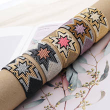 Pulseiras femininas go2boho com detalhes de estrela, feitas à mão, com contas, tecido de miçangas, da moda, miyuki 2024 - compre barato