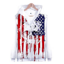 Skull Eagle USA National Flag 3D Print Hoodie Men Women Fashion Harajuku Hoodies Sweatshirt Long Sleeve Jacket Coat 4XL Clothes 2024 - buy cheap