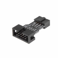 10-контактная 6-контактная плата адаптера для AVRISP MKII USBASP STK500 высокого качества 2024 - купить недорого