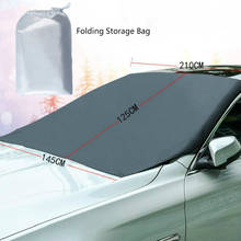 Windshield Snow Cover Ice Removal Wiper Visor Protector All Weather Winter Summer Auto Sun Shade for Car 2024 - buy cheap