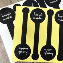 Free Shipping 700pcs/lot Black Lollipop Adhesive Color Seal Sticker For Christmas Cookie Handmade Products Wholesale 2024 - buy cheap