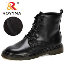 ROYYNA 2020 New Style Luxury Brand Boots Women Platform Ladies Boots Chunky Winter Shoes Short Ankle Boots Thick Heel Feminimo 2024 - buy cheap