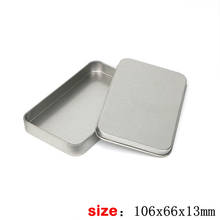 1pc Mini Iron Box Slide Cover Storage Box Wedding Jewelry Pill Cases Portable Tin Boxes Container Cosmetic Organizer 2024 - buy cheap