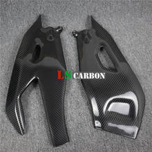 Full Carbon Fiber Motorcycle Frame Cover Swingarm Cover Swing Arm Protection Covers For Yamaha R1 2015-2018 Twill Glossy Weave 2024 - buy cheap