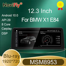 NaviFly New 10.25" 12.3" Android 10.0 Car Multimedia Player Carplay For BMW X1 E84 2009-2015 MSM8953 8Core 4G+64G Android Auto 2024 - buy cheap