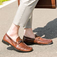 Мужские кожаные туфли; Деловые модельные туфли; Мужские брендовые туфли из натуральной кожи Bullock; Черные слипоны; Свадебные мужские туфли; Phenkang 2024 - купить недорого