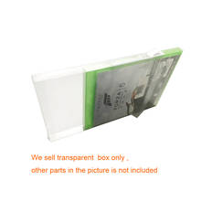 10pcs Transparent clear protective storage box case for xbox one  for X-ONE  game carrtriage box Retail Box  protect 2024 - buy cheap