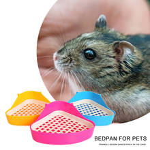 Hamster Pet Rabbit Corner Toilet Cleaning Supply Training Products 2-Layers Triangle Small Animal Pets Litter Tray 2024 - buy cheap