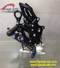 MOTO-TRON Motorcycle CNC Adjustable Rear Set Rearsets Footrest Foot Rest  For BMW S1000RR 2015-2018 / S1000R 2017-2019 2024 - buy cheap