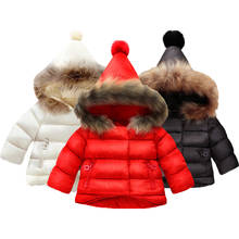 Warm Children Jacket Baby Girls winter Coats long sleeve Hoodies For Girls Baby Kids jacket Children Keep Warm Outerwear 2024 - buy cheap