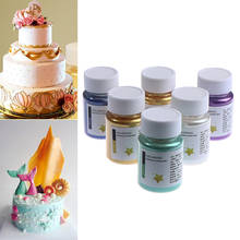 New 15g Edible Cake Gold Powder Mousse Fondant Macaron Chocolate Glitter Powder Silver Powder Baking Cake Color Decorating Tool 2024 - buy cheap