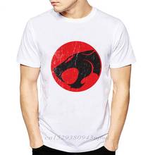 Новая забавная Футболка Harajuku, Мужская эмблема THUNDERCATS, футболка в стиле хип-хоп, Мужская футболка для фитнеса, хипстерская одежда, крутые Топы с коротким рукавом 2024 - купить недорого