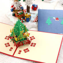 1pcs 3D Pop Up Greeting Cards With Envelope Laser Cut Post Card For Birthday Christmas Valentine' Day Party Wedding Decoration 2024 - buy cheap